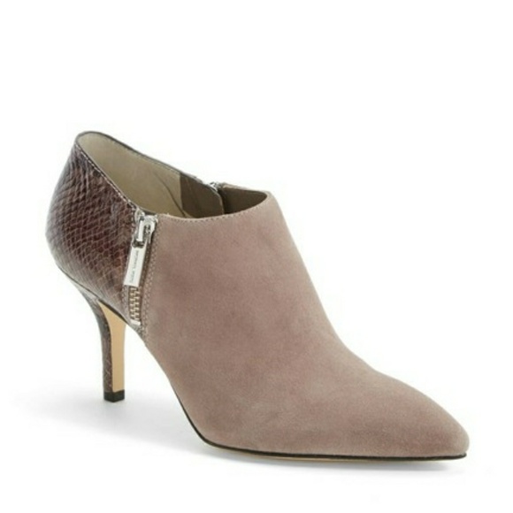 MICHAEL Michael Kors Shoes - Michael Kors 8.5 "Clara" Suede/Snake Bootie